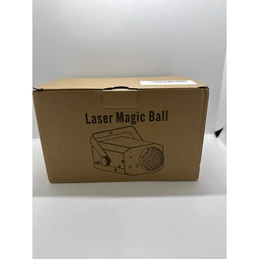 Party Lights Dj with Pattern Projection and Sound Activated, Buclhoz RGB Colored